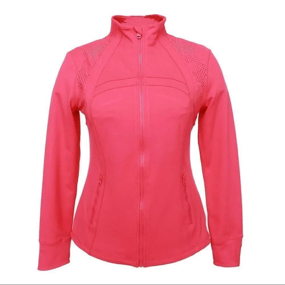 ✨Women's Mesh Laser Cut Full Zip Jacket✨ - Picture 3 of 8